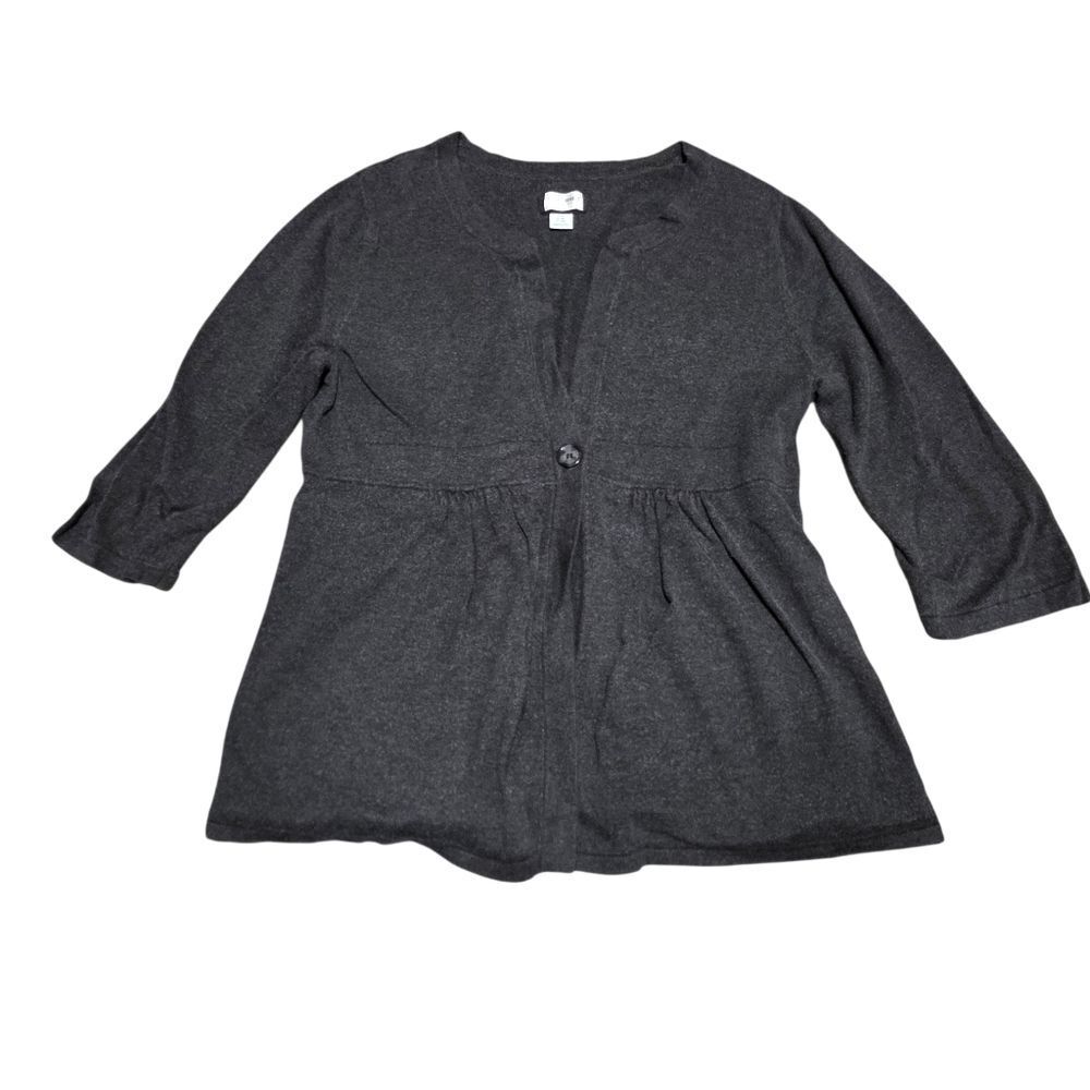 Motherhood Maternity Dark Gray Knit Cardigan XL